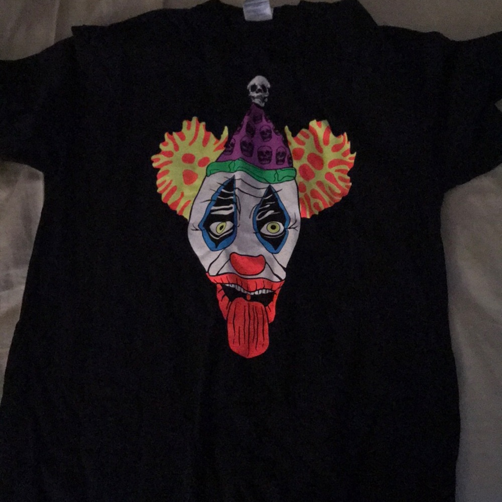 Scary clown shirt